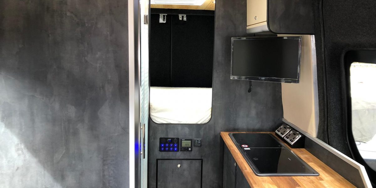 Sprinter Kitchen, shower room and bedroom access 2021